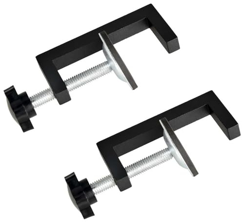 2 Pcs G Clamps for Woodwork, Adjustable Screw Small Clamps, Mini Bar Clamp for Fixing Hand Tool Parts, for Carpentry, DIY Projects, Home Workshop, Furniture Repair, Crafting, and Garage Use