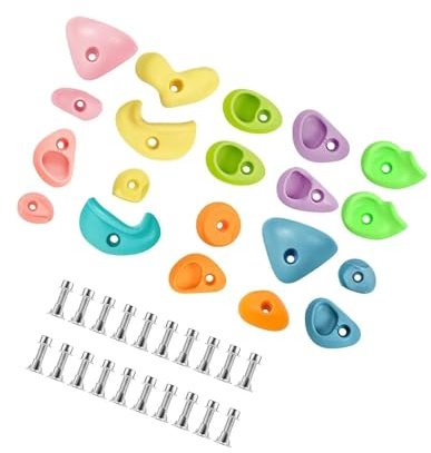 Generisch Klettersteine Wand hält Grip Felsen Klettern mit Hardware-Set Spaß Spielset Anti-Rutsch Klettern