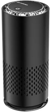 Nxyupv With HEPA Filter Air Purifier USB Air Purifier Smell Formaldehyde Removal Negative Ion Air Purifier Black