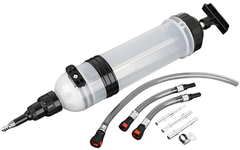 AsrMyjcx Pompa di Aspirazione Dell'olio per Cambi di Fluidi, Liquido Freni E Olio Trasmissione, 1500 Ml