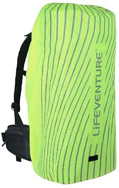 Lifeventure Reflektierender Rucksack-Regenschutz, hohe Sichtbarkeit, wasserdicht, wetterfester Rucksackschutz beim Wandern, Pendeln oder Reisen, Duke of Edinburgh (DofE) empfohlen, 25–40 l