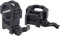 UTG Unisex Samlingsringe Utg Max Strength Grade Quick Detalch Picatinny Rings: 2 stykker, 30mm Diam, Hejprof Befestigungsschellen, Schwarz, Einheitsgröße EU