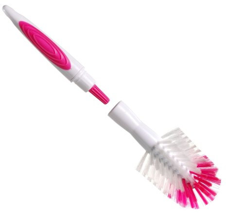 Tommee Tippee closer to nature Flaschen- u. Saugerbürste Design pink