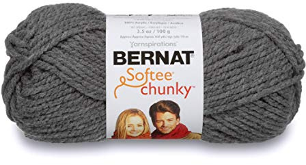BERNAT SOFTEE CHUNKY -100G- TRUE GREY