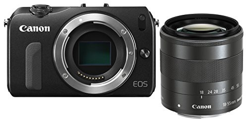 Canon EOS Appareil photo numérique Réflex Kit Boîtier + Objectif EF M 18-55 Mm 18 Mpix Noir