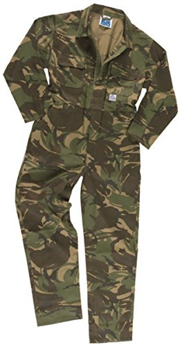 Castle Clothing Kids Children BOY Girls Junior Tearaway Boilersuit Overall Coverall (3/4 Years, Woodland)