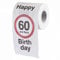 GOODS+GADGETS Lustiges Fun Klopapier zum 60. Geburtstag Toilettenpapier Geschenkartikel Geburtstags-Dekoration 60 und Sexy!