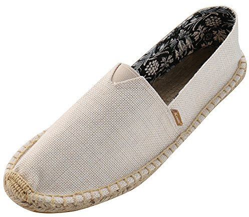 Kentti Basic, Espadrillas Classiche in Tela Uomo Albicocca 44 EU
