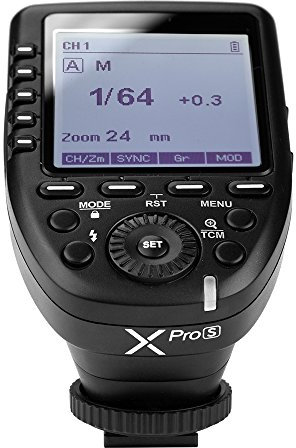 Godox Xpro-S TTL Flash Trigger Déclencheur de Flash sans Fil 1 / 8000s HSS TTL Convert-Manuel Fonction TCM Transmetteur de Flash à Grand écran ACL pour appareils Photo Sony