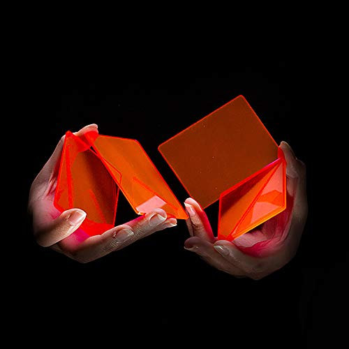 ZQION Card Magic-Pieces of Cardistry Bunte Blöcke Übung Blume Schnitt Spielkarte Magic Tricks Magier Requisiten Illusions Magic Gimmick 7 Stück/Set
