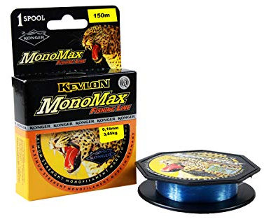 Konger Filo da pesca Monomax 0,10 mm-0,50 mm/150 m bobina monofile (0,16 mm/3,85 kg)