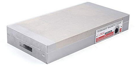 OUKANING Magnetfutter 150x300mm, Magnetspannplatte, 6x12, Für Schleifmaschinen, Eisen, Manuell, Werkzeugspannvorrichtung, Chuck, Inkl. Chuck Key