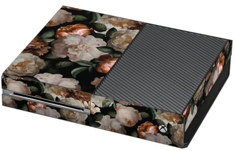 Autocollant Compatible avec Microsoft Xbox One Sticker Film Autocollant Fleur Papier Peint Roses