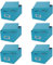 6x Goldbuch Fotobox Bella Vista bis 2800 Fotos 10x15 Foto Aufbewahrungsbox (türkis)