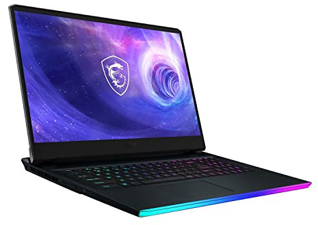 MSI Notebook Raider GE76 Intel Core i7 32GB RAM 1TB SSD Nvidia 3070Ti 17.3 240Hz Gaming Laptop, Black