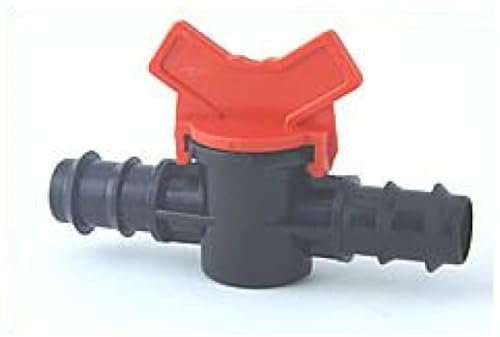 Absperrhahn 20 mm x 20 mm - Micro Drip Wasserschlauch Bewässerung Automatische Schlauch Pflanzen Garten Blumen Rasen Tropfbewässerung
