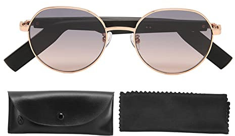 Cuifati Smart Sunglasses for Women, Audio Smart Glasses with Bluetooth 5.0, IP67 Dustproof Waterproof Polarized Glasses for Outdoot Traveling Anti UV