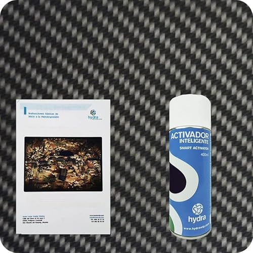 BASIC Kit Hydro Dipping Kit Hydrographie: Activateur Spray 400ml + Instructions + Film Hydrographique. Mesures: Largueur: 50cm. Longuer: 200cm (HFC-002)