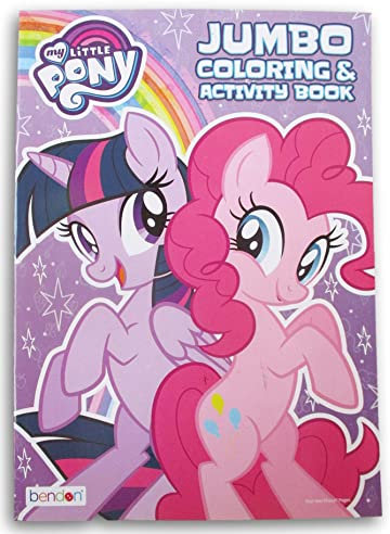 My Twilight Sparkle, Pinkie Pie, Rainbow Dash Mal- und Aktivitätenbuch – Little Pony Cover variiert