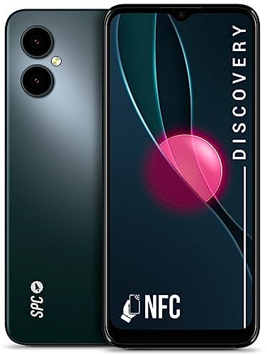 SPC Discovery – 3+128GB Smartphone, 6,5 HD+ Display, NFC, Gesichts- und Fingerabdruckentsperrung, 4G, 13MP Dual-Rückkamera mit AI, 4500-mAh-Akku, Android 13 – Farbe Deep Sky