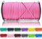 Ganzoo Paracord 550 Seil Pink 4mm Schnur Typ 3, Nylon & Polyester, ideal für Basteln von Hundeleine Halsband Armband/Camping Survival und Outdoor 100 Meter Allzweckseil 7 Innenstränge