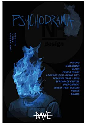 Azizat Dave Poster PSYCHODRAMA Poster 2 Leinwand Poster Schlafzimmer Dekor Sport Landschaft Büro Zimmer Dekor Geschenk 30 x 45 cm