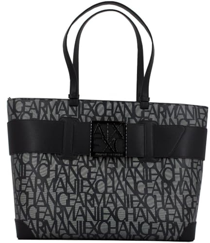 Armani Exchange Shopper beige/schwarz