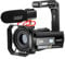 ORDRO AE20 Video Camera 5K 56MP Camcorder with IR Night Vision, 18X Digital Zoom Webcam Recorder 3.0'' 270° Rotation Touchscreen Vlogging Camera for YouTube