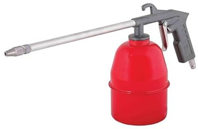 Pistola lavaggio con nafta gasolio olio ad aria compressa per compressore pressione 3-8 bar con serbatoio in metallo 1 Litro