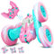 Braxel Pink Remote Control Car Toys for 3-9 Year Old Girls, 360° Flip Stunt Car Toys with 2.4GHz Wireless Control, Gifts for-9 Year Old Girls Birthday Holiday Presents