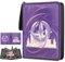 TCGUARD Album pour cartes à collectionner, avec 440 compartiments, compatible avec les cartes Lorcana, classeur pour collection, rangement et présentation (violet 4)