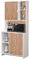 HTI living Küchenschrank Malin Weiß Sonoma Küchenbuffet