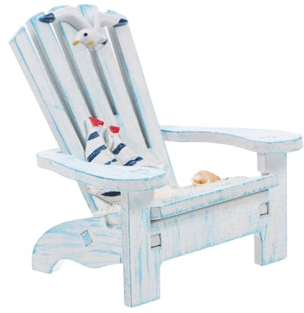 Alipis Mini Nautischer Stuhl Ornament Miniatur Puppenhaus Stuhl Einzigartige Wohnkultur Für Zimmer