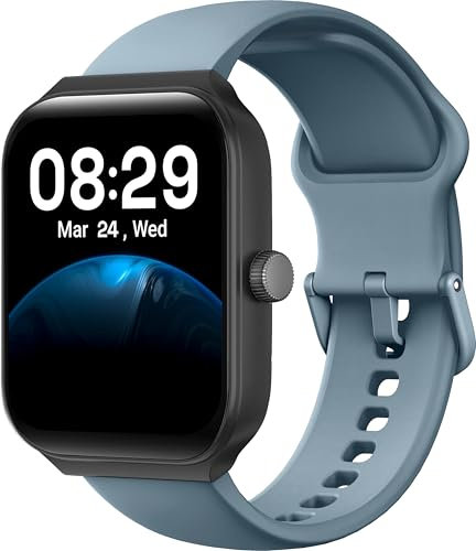TOOBUR Smart Watch for Men Women Alexa Built-in, 1.95 Fitness Tracker with Answer/Make Calls, IP68 Waterproof/Heart Rate/Sleep Tracker/100 Sport Modes, Fitness Watch Compatible Android iOS