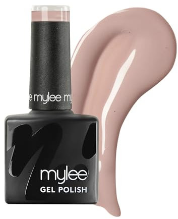 Mylee Gel Nail Polish 8ml [Clothing Optional] - UV/LED Soak-Off Nail Art Manicure Pedicure for Professional, Salon & Home Use [Nude Range] - Long Lasting & Easy to Apply