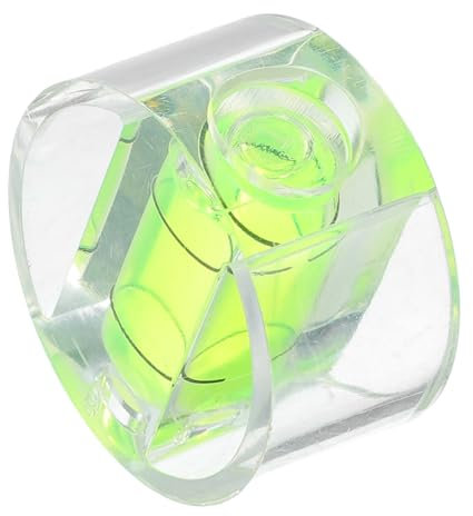 LIFKOME Wasserwaage Acryl Runde Wasserwaage Kompakte Mini Maschinen Nivellierblasen Dosenlibelle Kleine Zielfernrohr Nivellierset Kleines Werkzeug