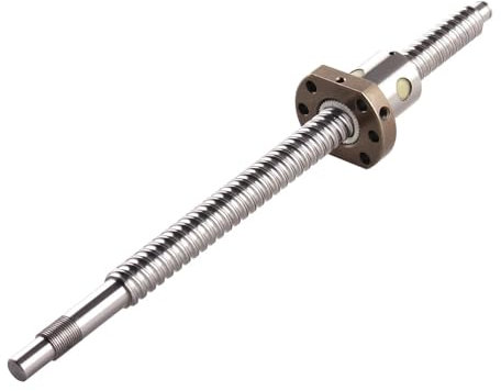 FBANULPEX Leitspindel ，Gewindestange Leitspindel SFU1610 Kugelumlaufspindel, Kugelumlaufspindel 250 300 400 500 600 1000 1500 2000 mm Rollenspindel-Endbearbeitung mit einzelner Kugelmutter(900mm)