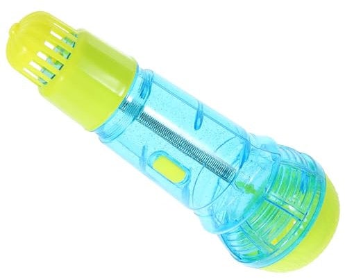 FUNNETOYU Kids Echo Microphone Toy Wired Blue Fake Echo Microphone for Toddlers Boys Girls Party Prop Pretend Play Performance Accessory