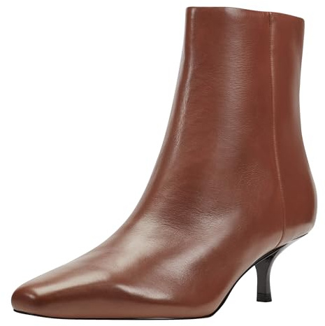 Marc Fisher LTD Women's Kiona Ankle Boot, Brown Leather 101, 9 UK