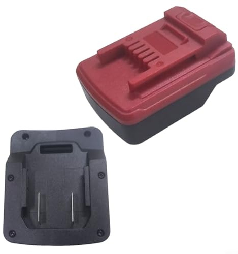 Akku-Adapter-Konverter, kompatibel mit für Parkside X20V Team Lithium-Akku zur Stromversorgung von für Einhell Power X-Change 18V Lithium-Ionen-Akku-Werkzeugen, 18V/20V Kunststoff-Adapter