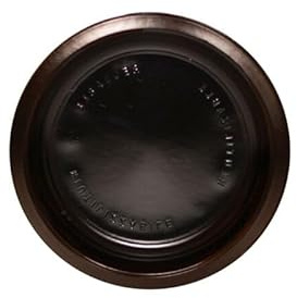 Nupik - Pack 25 Platos Reutilizables 165 mm Negros,de Poliestireno, Resistentes y Ligeros, Ideales para Fiestas, Eventos y Catering