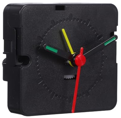 OSALADI Quarz-Uhrwerk Zum Selberbauen Für Wecker Uhrwerk Ersatzteil Für Reparatur Mit Stunden- Minuten- Und Sekundenzeiger Für Kleine Wand- Und Tischuhren Schnelle Montage