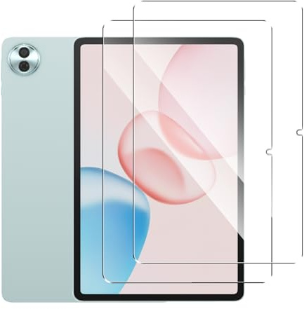 AUUYYA 2 Pack Tempered Glass for Honor Pad 10 / Pad 9 / Pad 9 Pro/Lenovo Idea Tab Plus 2025 12.1 Inch Screen Protector, 9H Hardness HD Protector Film, Anti Scratch Bubble-Free Ultra Resistant