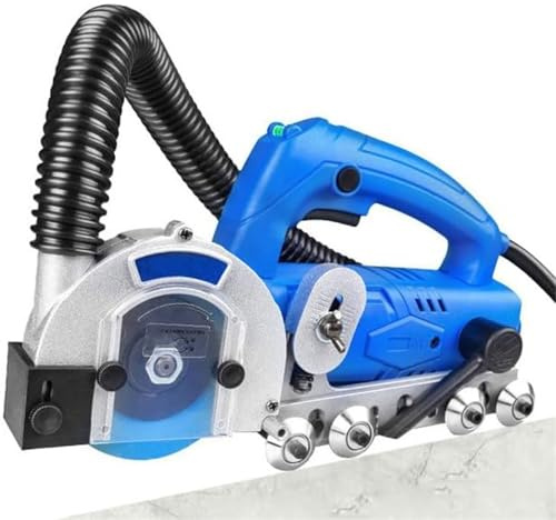 Tile Joint Cleaning Machine, 1200W 9000RPM Electric Grout Remover 220V DIY Tile Grout Remover Ideal For Cleaning Shower TileS Joints, Floor Gaps, And Removing Old(Machine+2.2mm seam cleaning sheet)