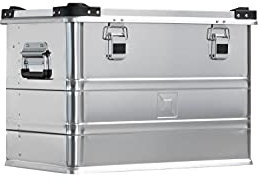 Aluminium-Transportkiste, stapelbar Außenmaß ca. 592 x 388 x 409 mm