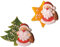 Günthart 48 Zucker- Nikolaus mit Stern und Tanne aus Marzipan