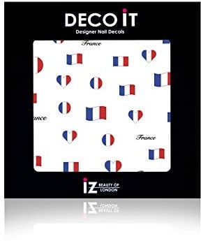 France Flag England Flag Nail Decals/Stickers by iZ Beauty LDN