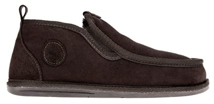 Vanuba Handgemacht Lammfell Warme Hausschuhe Herren Winter Kuschel Pantoffeln Geschlossen Hüttenschuhe Herren Hausschuhe 42 Braun