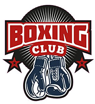 1 x Aufkleber Boxing Sticker Club Box Handschuhe Sticker Training Logo Verein