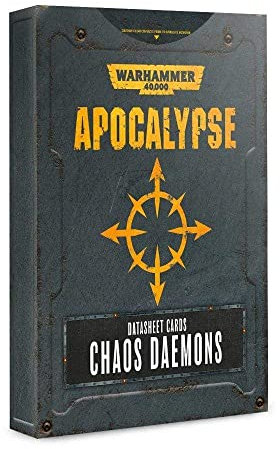Games Workshop Apocalypse Datasheet Cards: Chaos Daemons (ENG)